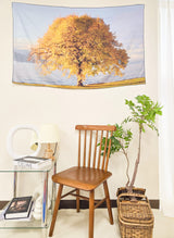 The golden tree of blessing , fabric poster