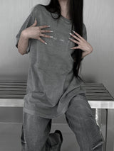 [unisex] pigment cross overfit short sleeve T (2color)