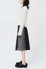 (W) Lowkey Checked Skirt (2color)
