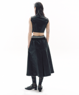 SHORT ZIP CROP VEST