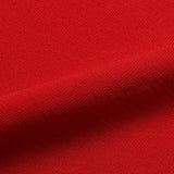 CROPPED MINIMAL KNITTED POLO SHIRT (RED)
