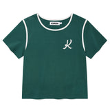 グラフィックリンガーTシャツ [GREEN]