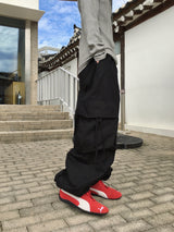 Looker Shirring Cargo Cotton Pants 3C