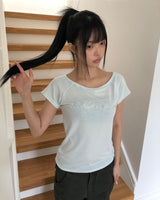 ヌオルエンブロイダード半袖Tシャツ