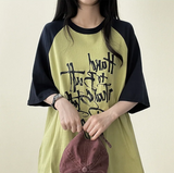 リミンボクシーフィットカラーラグラン半袖Tシャツ