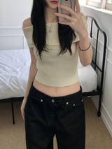 Norton off-shoulder knitwear (2 colors)