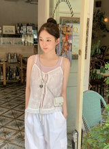 KJ Rib Basic Round Sleeveless (8color)