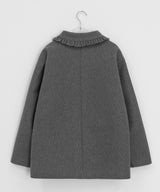 Lieun Quilting Frill Half Coat