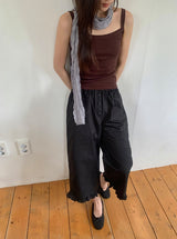 Arpo Ankle Length Frill Pants