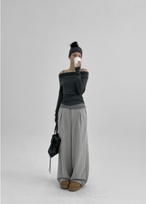 [MADE] Dkyden Oversized-Fit Banded Waist Pants