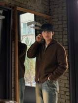 Lip u-neck long sleeve tee