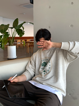 Foton Florida Print Over Sweatshirt
