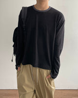 Lav Crop Contrast Knit