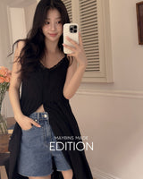 [MADE] Delli bustier long dress