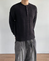 Tog Cable Henley Knit