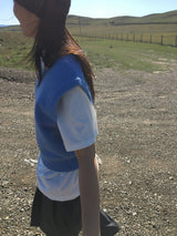 Multiple Crewneck Vest (3color)