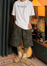 Camo Pocket Cargo Bermuda Shorts 2COLOR