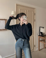 Kara knit zip-up