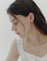 26SS★ H Edition Silver Pillow Earrings