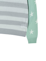 STAR STRIPE KNIT MINT