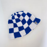 [MADE] Étang Checkerboard Hat﻿ | Blue