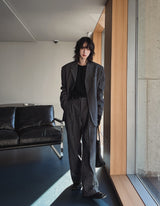 Ovening Stripe Wool Blazer