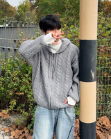 ノティニットフーディージップアップ (Beige)