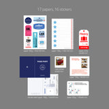 oab airport pack / scrap sticker set