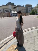 CURVED TUCK BALLOON PANTS (2C)