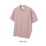 ASCLO Washable Collar Short Sleeve Knit (14color)