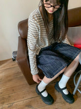Vianne Stripe Sleeveless Cardigan Set