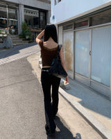 Reve low boots cut pants