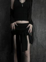 double strap shorts (3color)