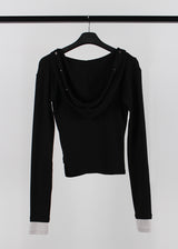 SNAP HOOD TEE