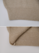 JF Slit Round Rib Loose Knit (5color)