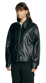PM leather blouson