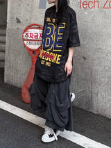 drape pocket bermuda pants