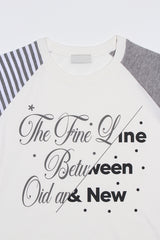 MIX STRIPE LOOSE TEE