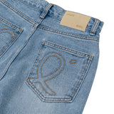 EMBROIDERED STRAIGHT JEANS