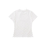 Daria Dot Halter Layered Tee