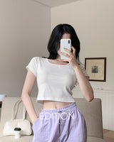 【MADE】Cropped short sleeve t-shirt