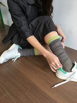 Ruben See-Through Knee Socks (2color)