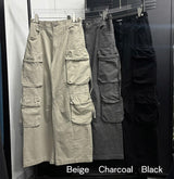 [Unisex] Dyeing string multi cargo pants(3color)