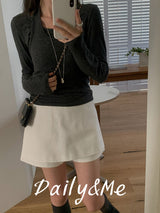 mini skirt pants(2color)
