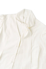 Fable scarf blouse_ivory