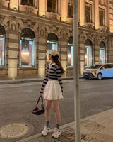 Ropy frill mini skirt(with undepants)