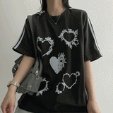 Kyle Hart short-sleeved T-shirt with two lines