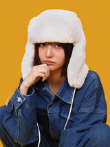 フェイクファーオーバーハット (3color)