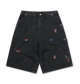 26SS★ Mushroom Stitch Bermuda Denim Pants