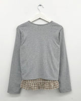 Haven Frill Check Blouse (2color)